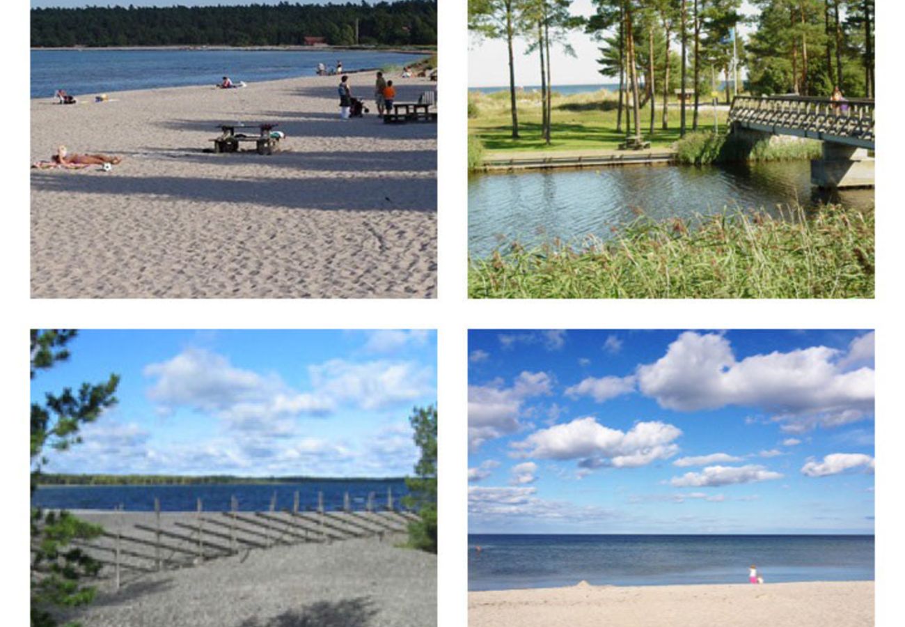 Ferienhaus in Slite - Schönes Ferienhaus am kinderfreundlichsten Strand Gotlands außerhalb von Vitviken/Åminne | SE12048